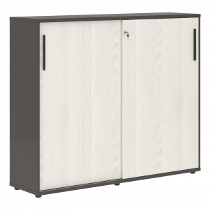 Шкаф средний с дверьми купе EMC 1643 1606х430х1355 EDIS