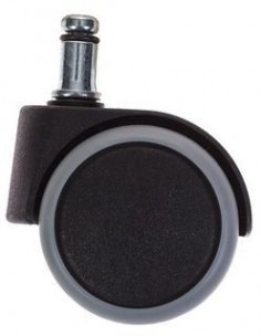 НАБОР КОЛЕС БЮРОКРАТ BRAKECASTORSETPU ЧЕРНЫЙ ДЛЯ ПАРКЕТА/ЛАМИНАТА