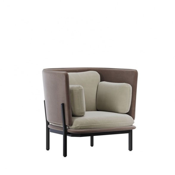 Стато Диван одноместный с низкой спинкой STA-01L 970*850*855