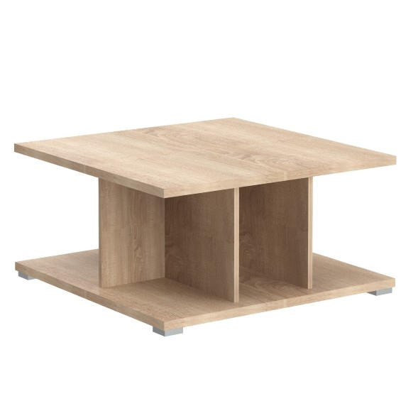 Стол журнальный CT 888 Дуб Сонома светлый 800х800х400 COFFEE в Москве 