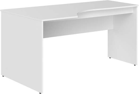 Стол эргономичный SET160-1(L) Белый 1600х900х760 SIMPLE