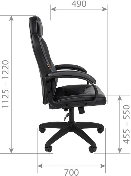 Кресло геймерское CHAIRMAN GAME 17 NEW