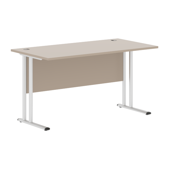 Стол письменный СП-3М Клен*/серебро 1400х720х755 IMAGO-M в Москве 