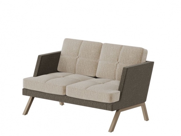 Алдо Диван двухместный с декором из пуговиц ALDB-02L 1430*875*890