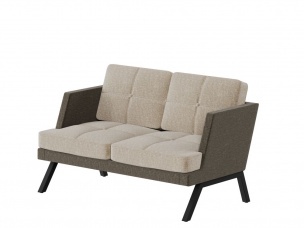 Алдо Диван двухместный с декором из пуговиц ALDB-02L 1430*875*890