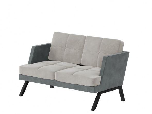 Алдо Диван двухместный с декором из пуговиц ALDB-02L 1430*875*890