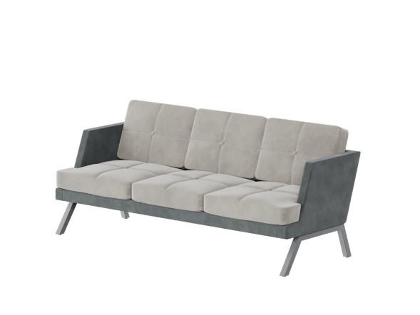 Aldo Диван трёхместный с декором из пуговиц ALDB-03L 2010*875*890