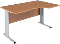 Стол эргономичный СА-2M(R) Груша Ароза 1400х900х755