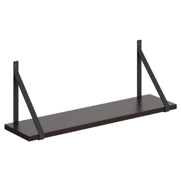 Полка с полкодержателями SH1-GINO 830х210х300 COFFEE в Москве 