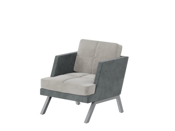 Aldo Кресло с декором из пуговиц ALDB-01L 790*875*890