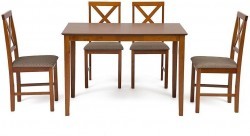 Обеденный комплект Хадсон (стол + 4 стула)/ Hudson Dining Set