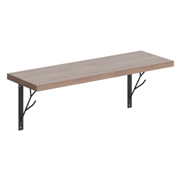 Полка с полкодержателями SH2-TREE 630х210х222 COFFEE в Москве 