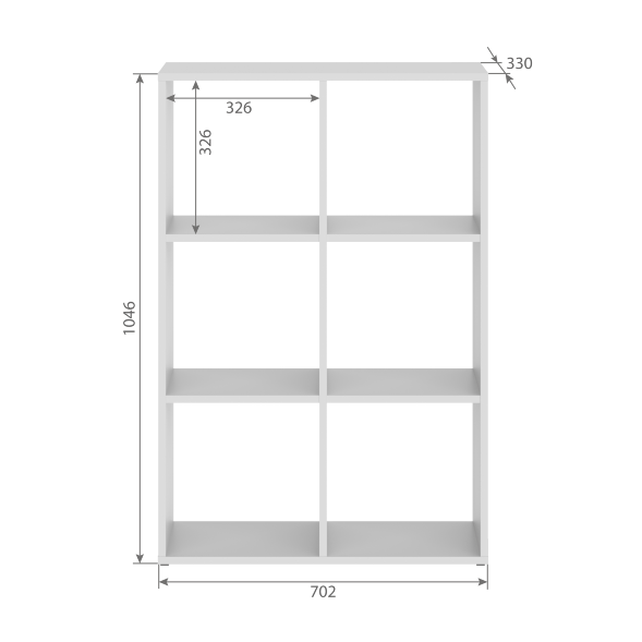 Стеллаж SH 7042 702х330х1042 COMP в Москве 
