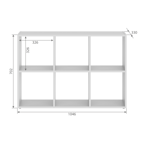 Стеллаж SH 7042 702х330х1042 COMP в Москве 