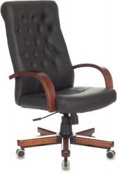 Кресло руководителя Бюрократ T-9928WALNUT, ECO