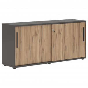 Шкаф низкий с дверьми купе ELC 1643 1606х430х750 EDIS