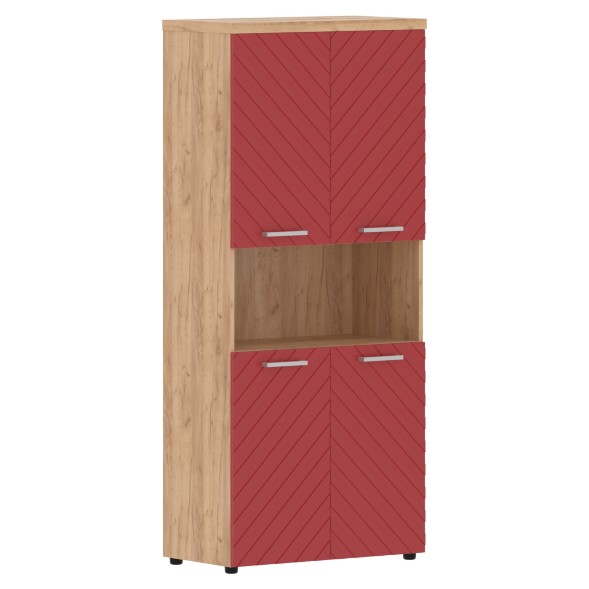 Шкаф с комплектами малых дверей и топом TLHC 85.4 856х450х1968 TORR LUX в Москве 