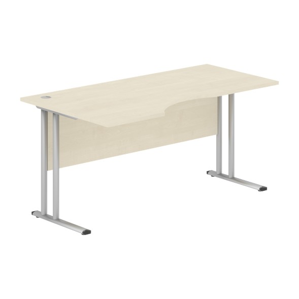 Стол эргономичный СА-1M(L) Клен*/серебро 1600х900х755 IMAGO-M в Москве 