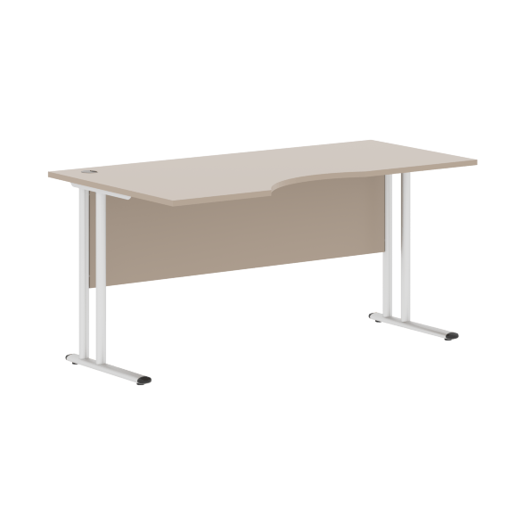 Стол эргономичный СА-1M(L) Клен*/серебро 1600х900х755 IMAGO-M в Москве 