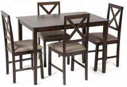 Обеденный комплект Хадсон (стол + 4 стула)/ Hudson Dining Set
