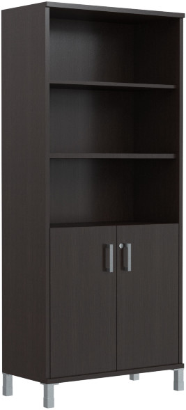 Шкаф высокий с замком в глухих малых дверях B 430.3(RZ) Венге Магия 900х450х2054