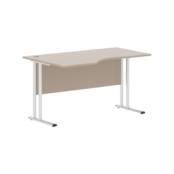 Стол эргономичный СА-2M(L) Клен*/серебро 1400х900х755 IMAGO-M в Москве 