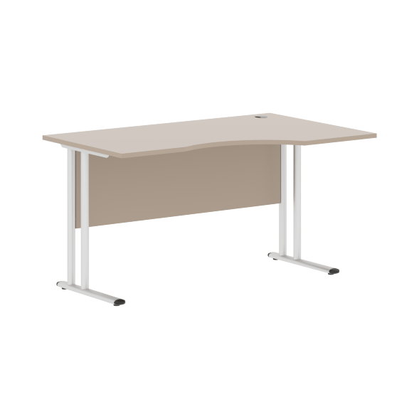 Стол эргономичный СА-2M(R) Клен*/серебро 1400х900х755 IMAGO-M в Москве 