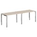 Стол 2-х местный XGWST 2470.1 2400х700х750 XTEN GLOSS в Москве 