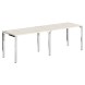 Стол 2-х местный XGWST 2470.1 2400х700х750 XTEN GLOSS в Москве 