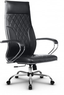 Кресло офисное Metta L NewLeather  (хром ов. сеч.)