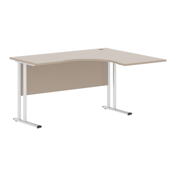 Стол эргономичный СА-3M(R) Клен*/серебро 1400х1200х755 IMAGO-M в Москве 