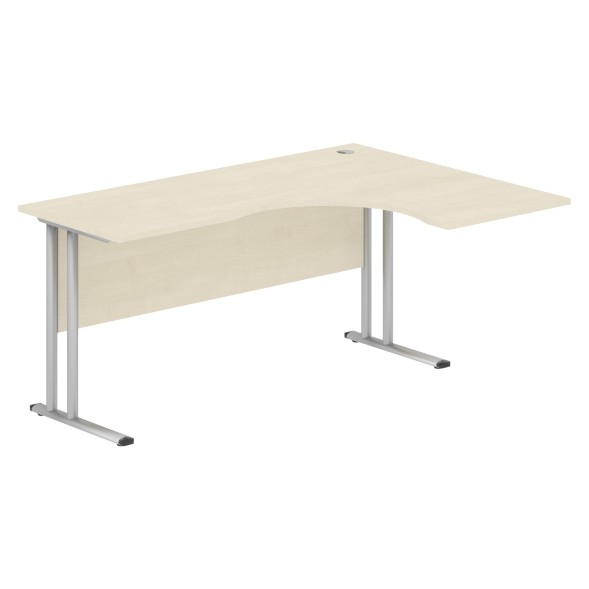 Стол эргономичный СА-4M(R) Клен*/серебро 1600х1200х755 IMAGO-M в Москве 
