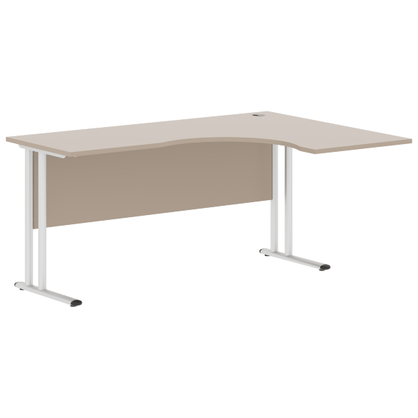 Стол эргономичный СА-4M(R) Клен*/серебро 1600х1200х755 IMAGO-M в Москве 