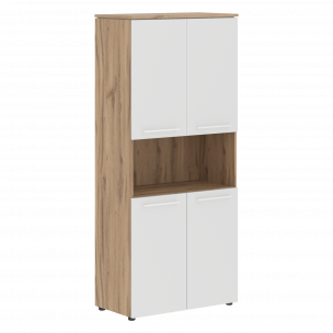 Шкаф с 2-мя комплектами глухих малых дверей MHC 85.4 854х423х1956 MORRIS