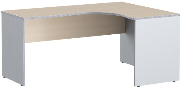 Стол криволинейный СА-4Пр Беларусь Клен/Металлик 1600*1200(600)*755 IMAGO